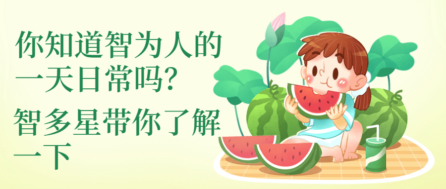 你知道智為人的一天日常嗎，智多星帶你了解一下